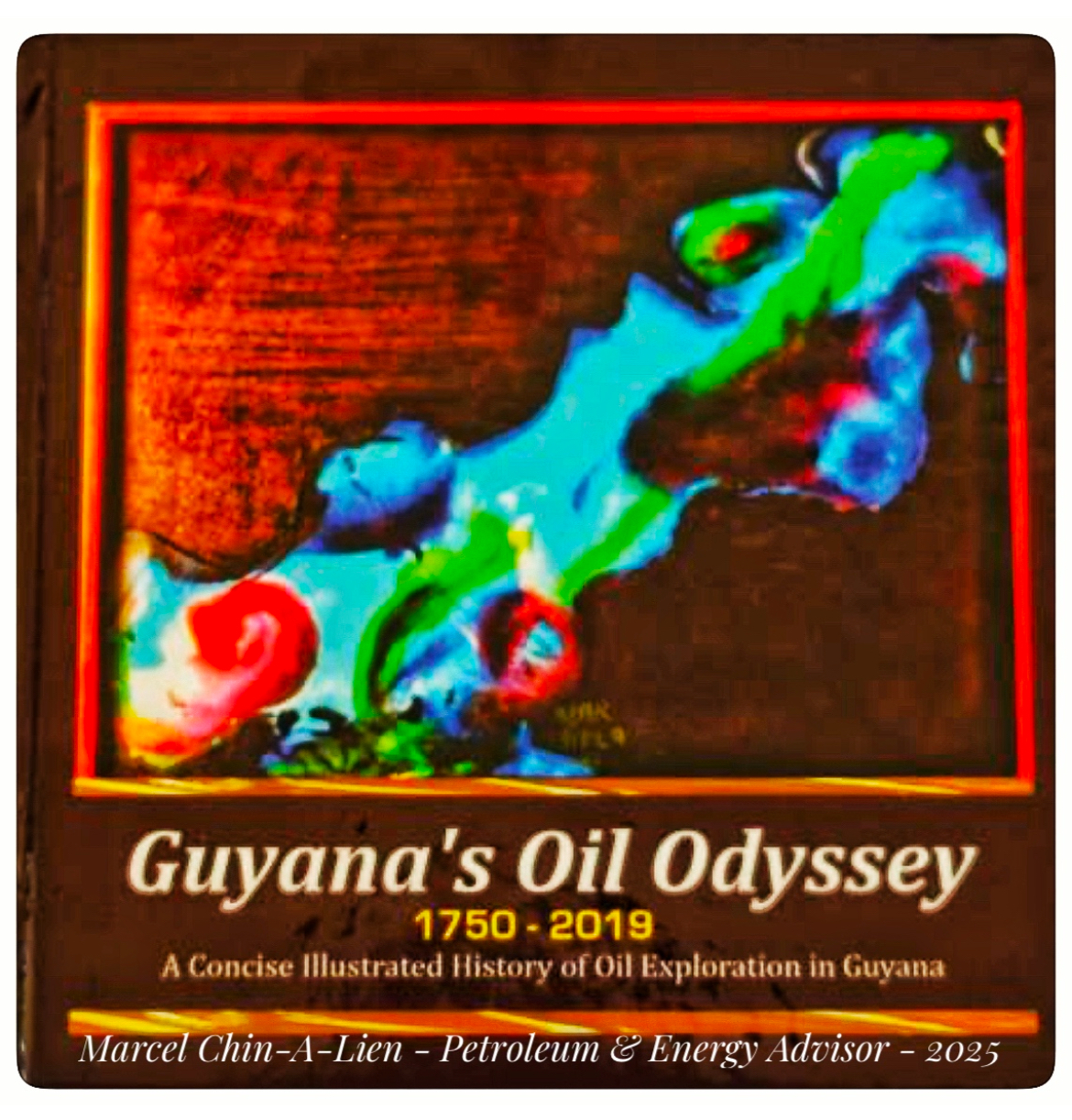 Guyana’s Oil Odyssey - Our painting GSGl - Golden Lane - Nola Hatterman Art Academy 2008