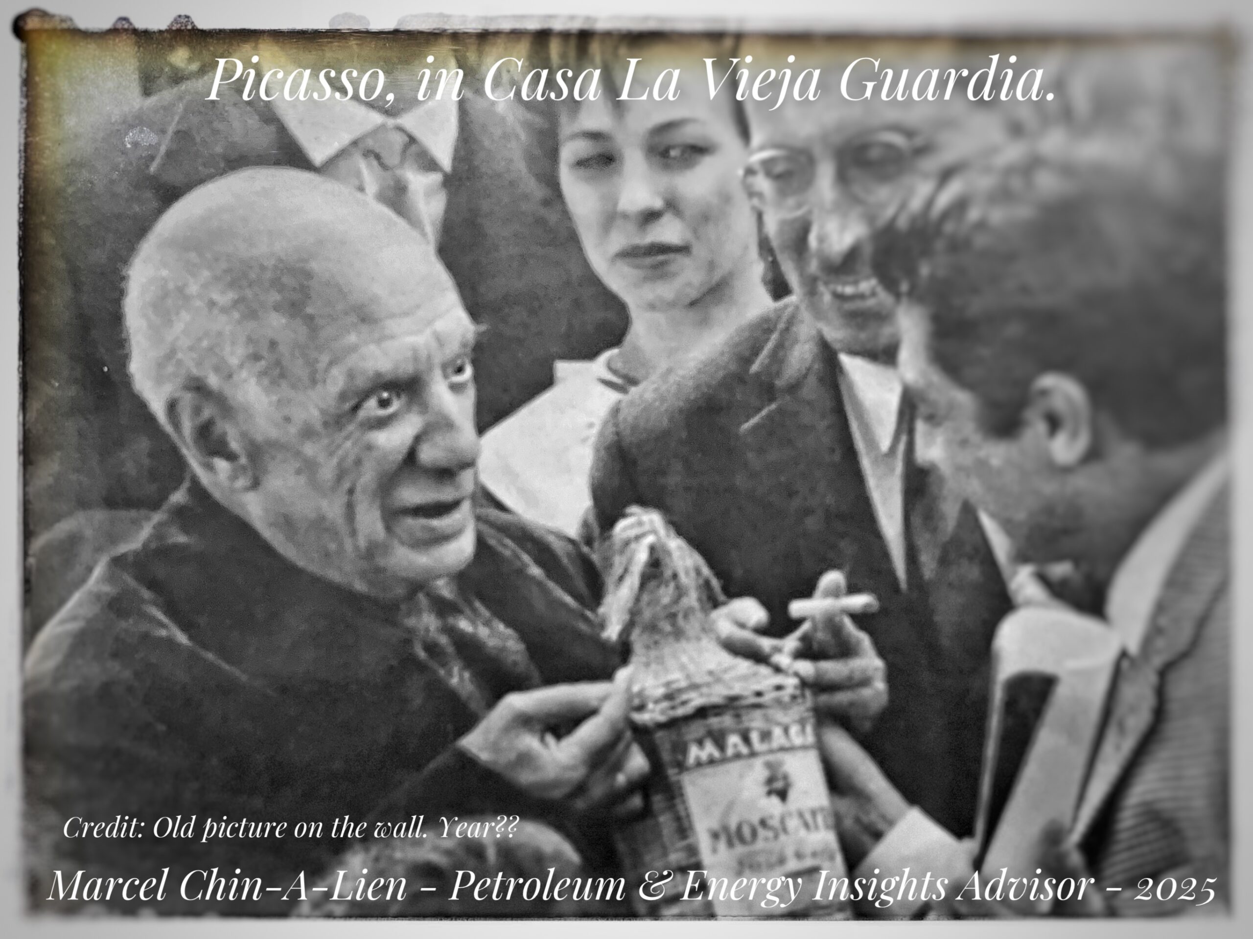 Picasso- Photo Antigua Casa de Guardia - Málaga