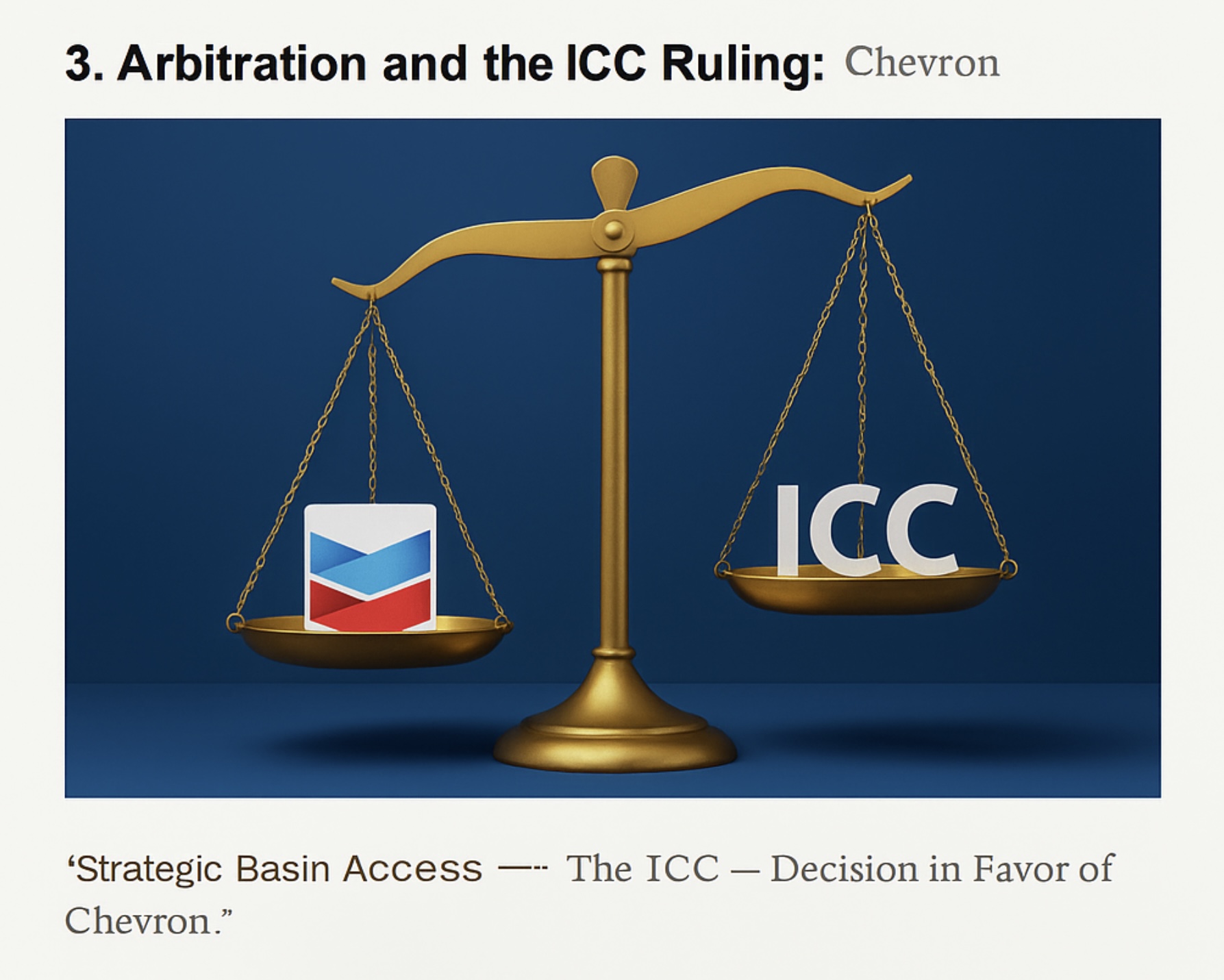 Chevron/Hess vs ExxonMobil - Stabroek Block