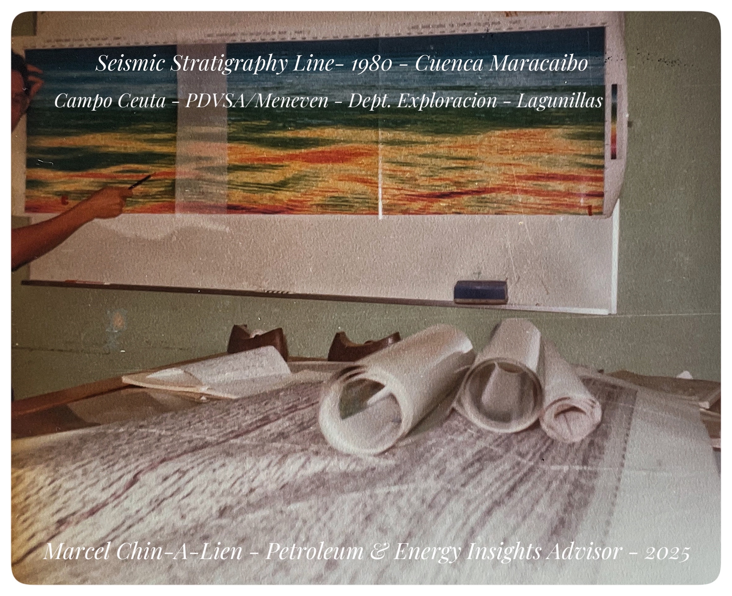 Seismic Stratigraphy - Cuenca Maracaibo - Campo Ceuta - PDVSA- Meneven - Lagunillas - 1980