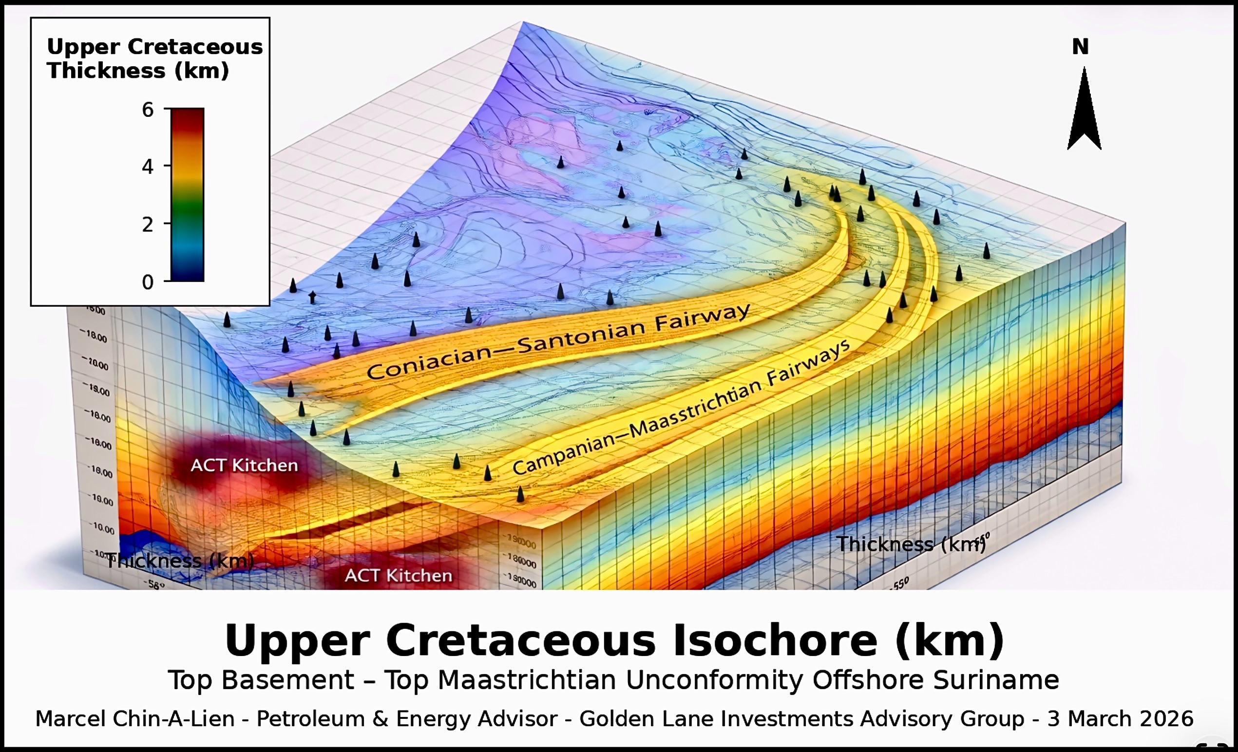 Upper Cretaceous Isopach