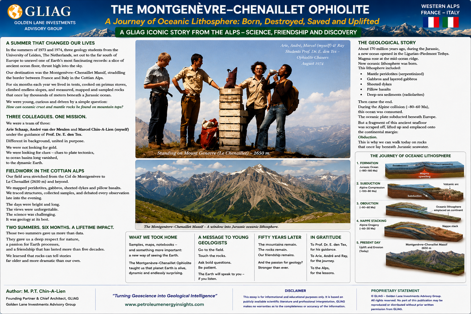 Mt. Genèvre Ophiolite, French Alps