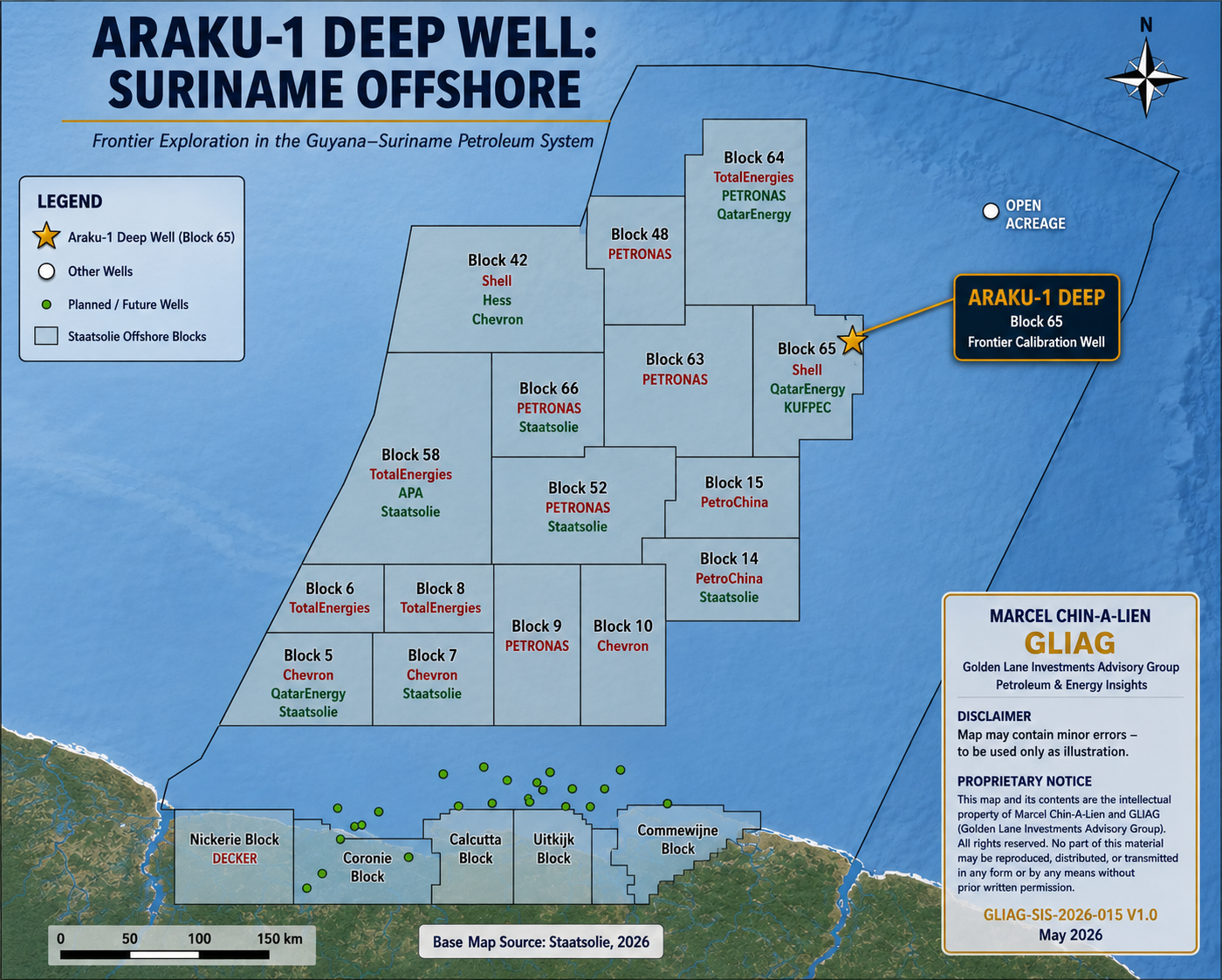 Araku-1 Deep Well - Suriname