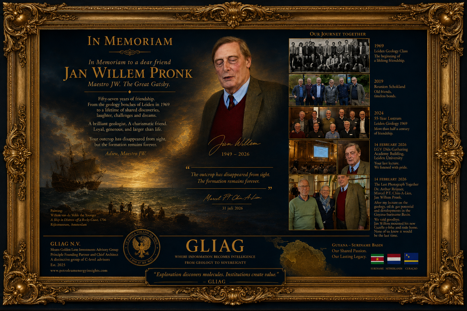 J.W. Pronk In Memoriam 2026